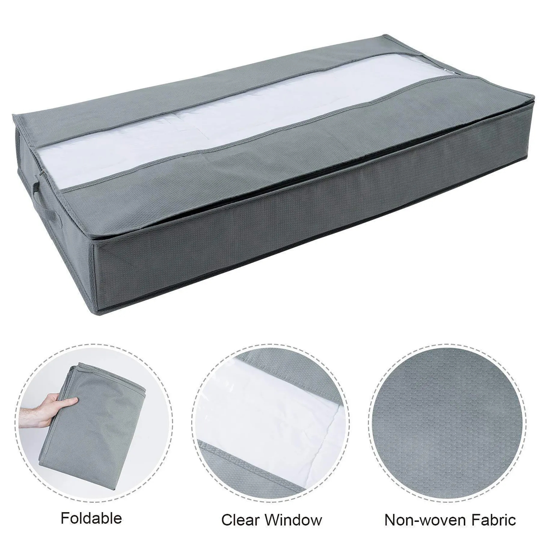 Comforter Storage Bag with Zipper 3