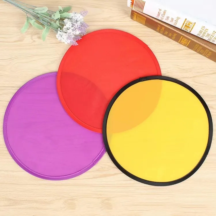 Foldable Pocket Flyer Disc with logo 1