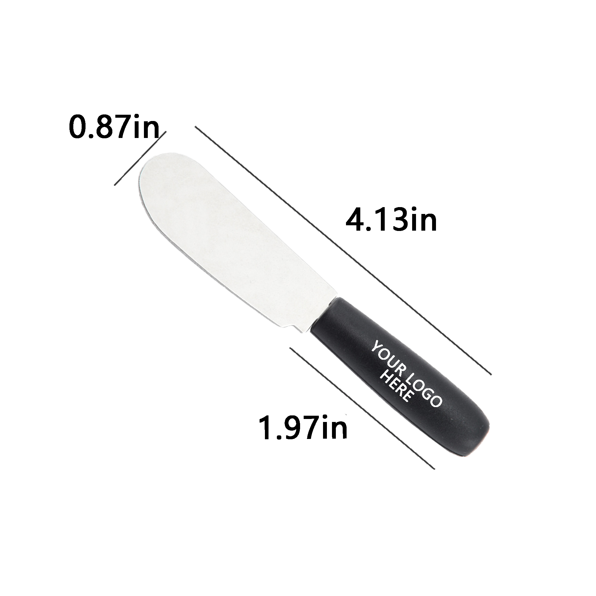 Mini Plastic Handle Butter Knife 3