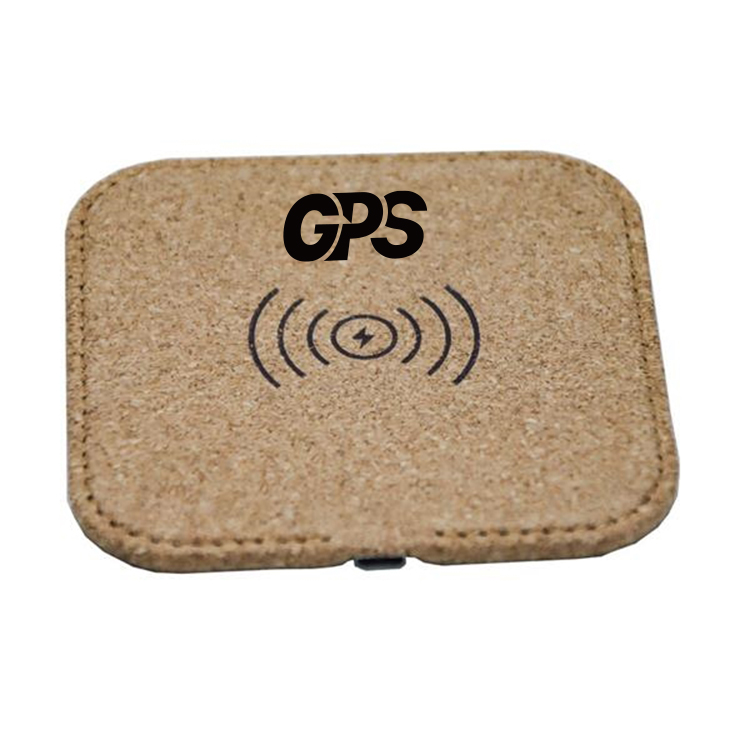 Eco-Friendly Square Cork Wireless Charger Pad 3