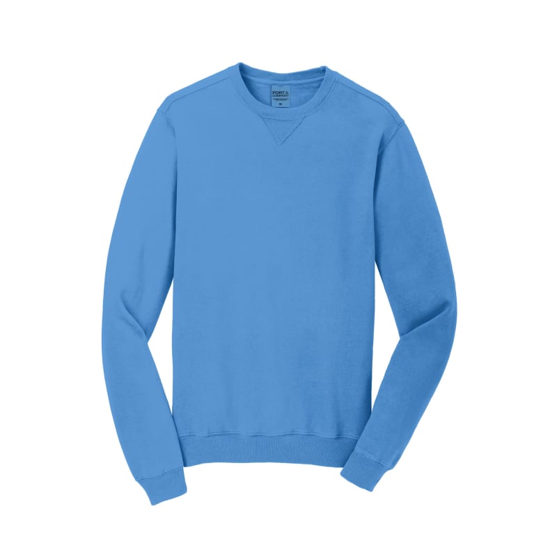 Port & Company Beach Wash Garment-Dyed Crewneck Sweatshirt, custom hoodie or sweatshirt with logo imprint 38
