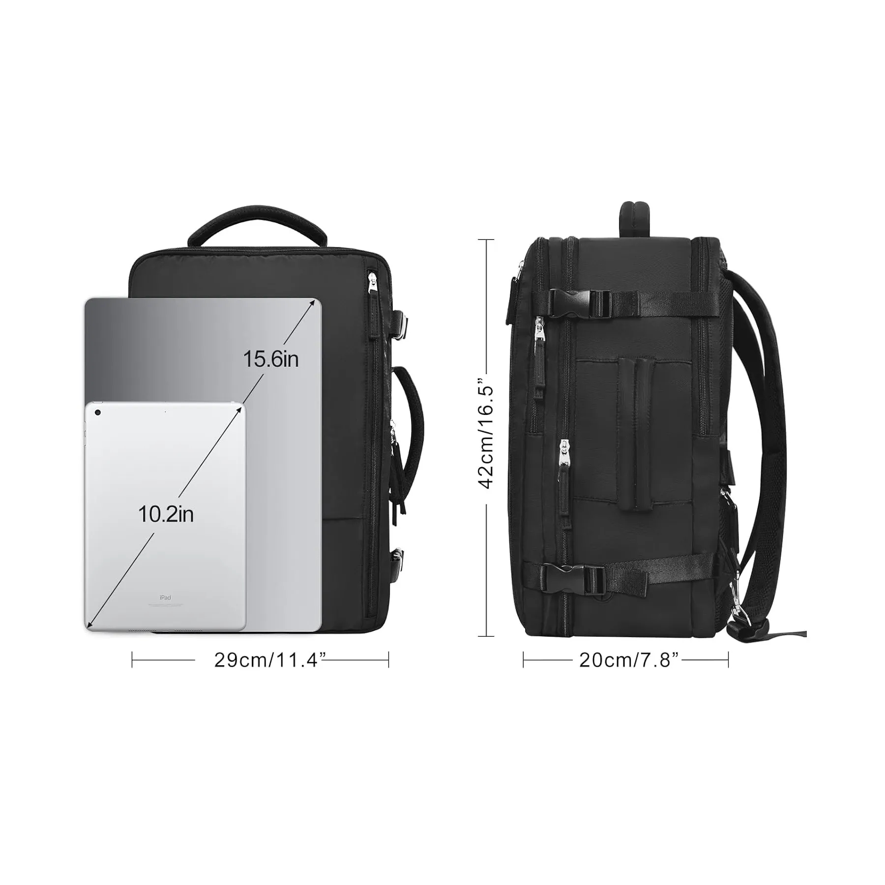 Carry On Backpack for Men and Women 6
