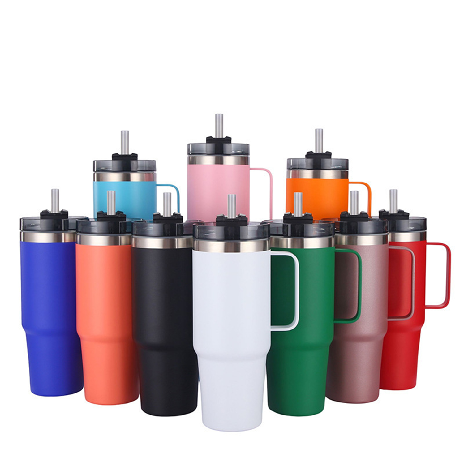 30Oz Reusable Insulated Mug Stainless Steel Bottle 3