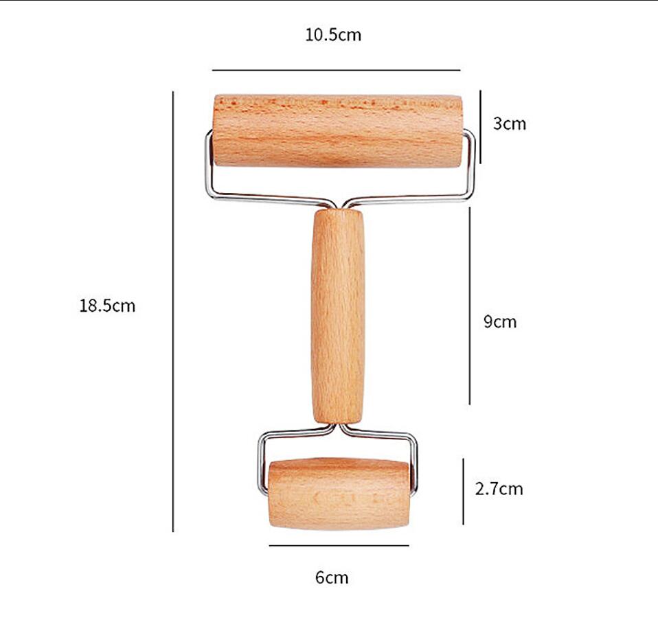 Wooden-Handled Manual Rolling Pin 3