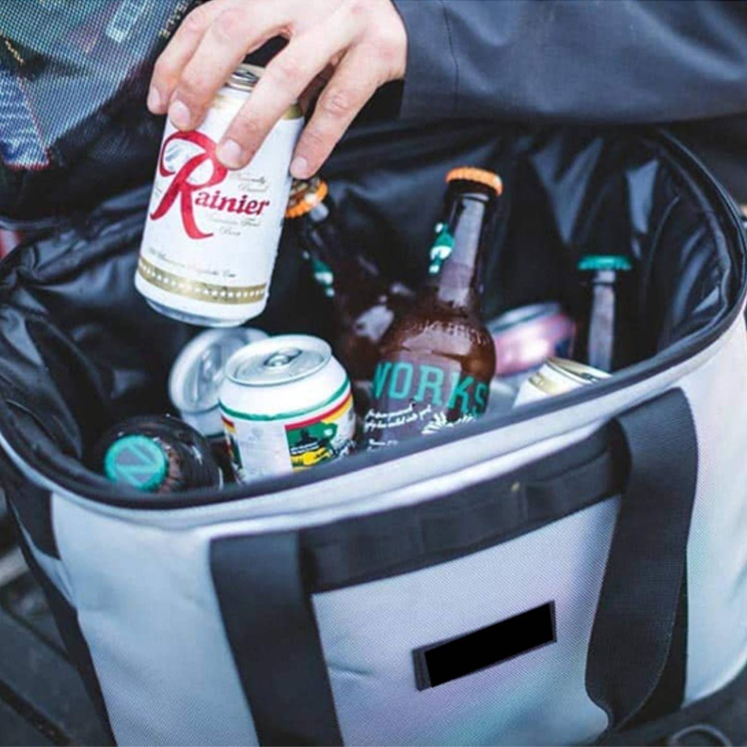 Camping and picnic cooler insulated bag 2