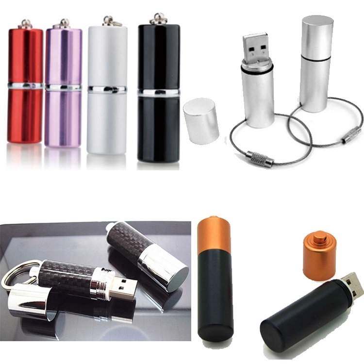 8GB Metal Cylinder USB drive 1