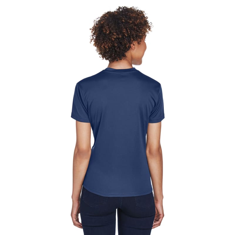UltraClub Ladies' Cool & Dry Sport V-Neck T-Shirt 8