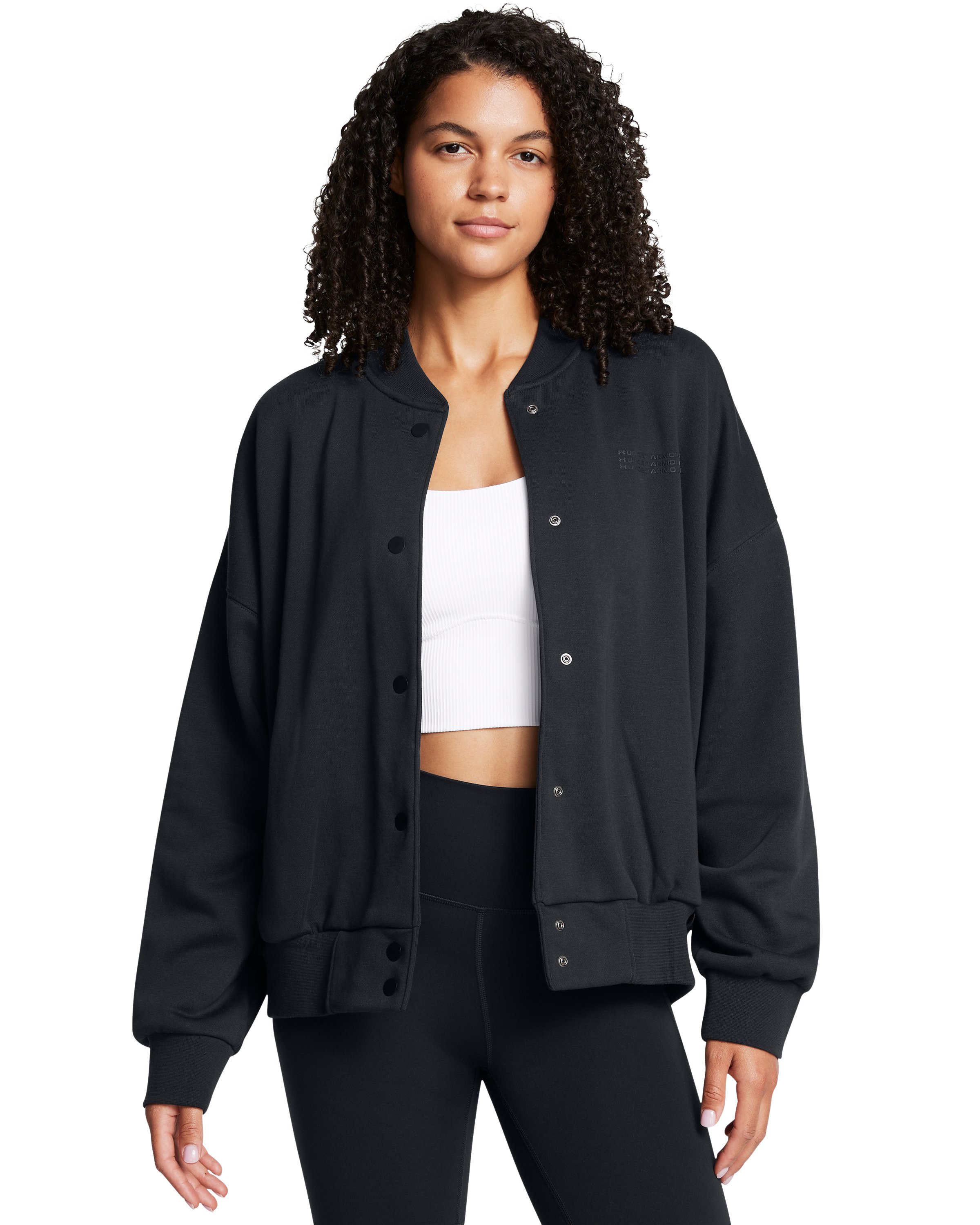 UA Icon Fleece Varsity Women's Jacket 2
