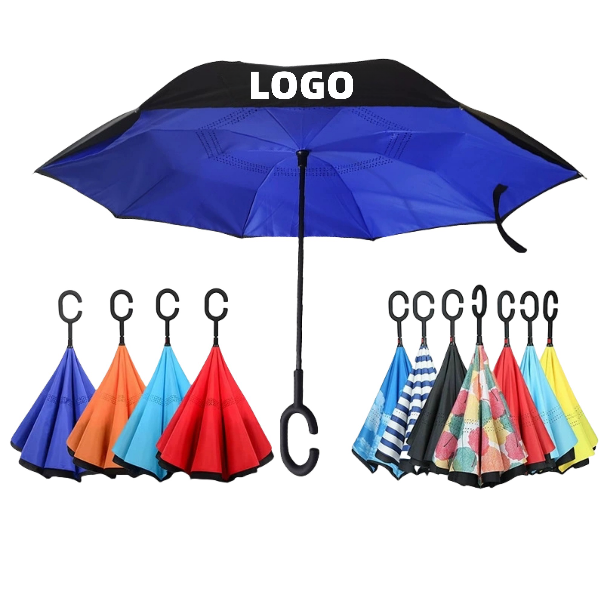 C Handle Reverse Umbrella 2