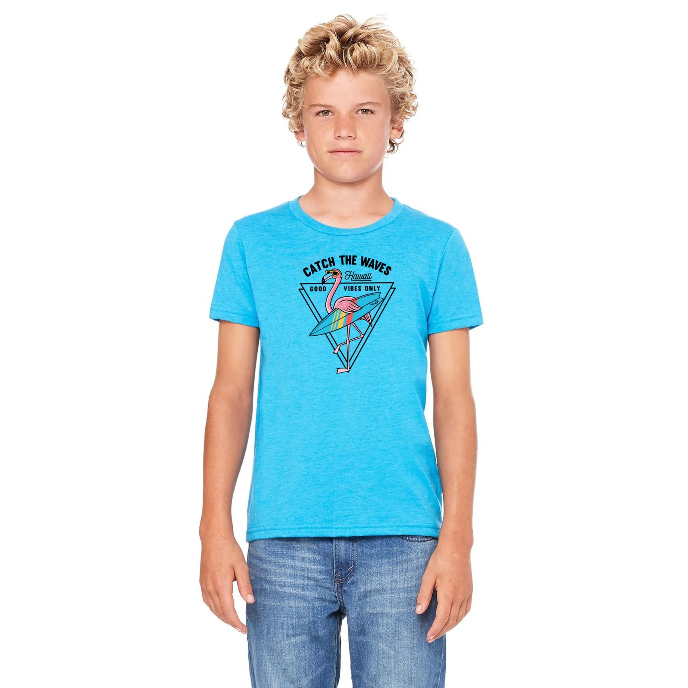 Bella + Canvas Youth Jersey Short-Sleeve T-Shirt 13