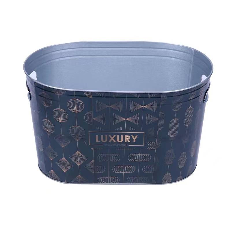 Oval Ice Bucket Cooler Beverage Tub 4
