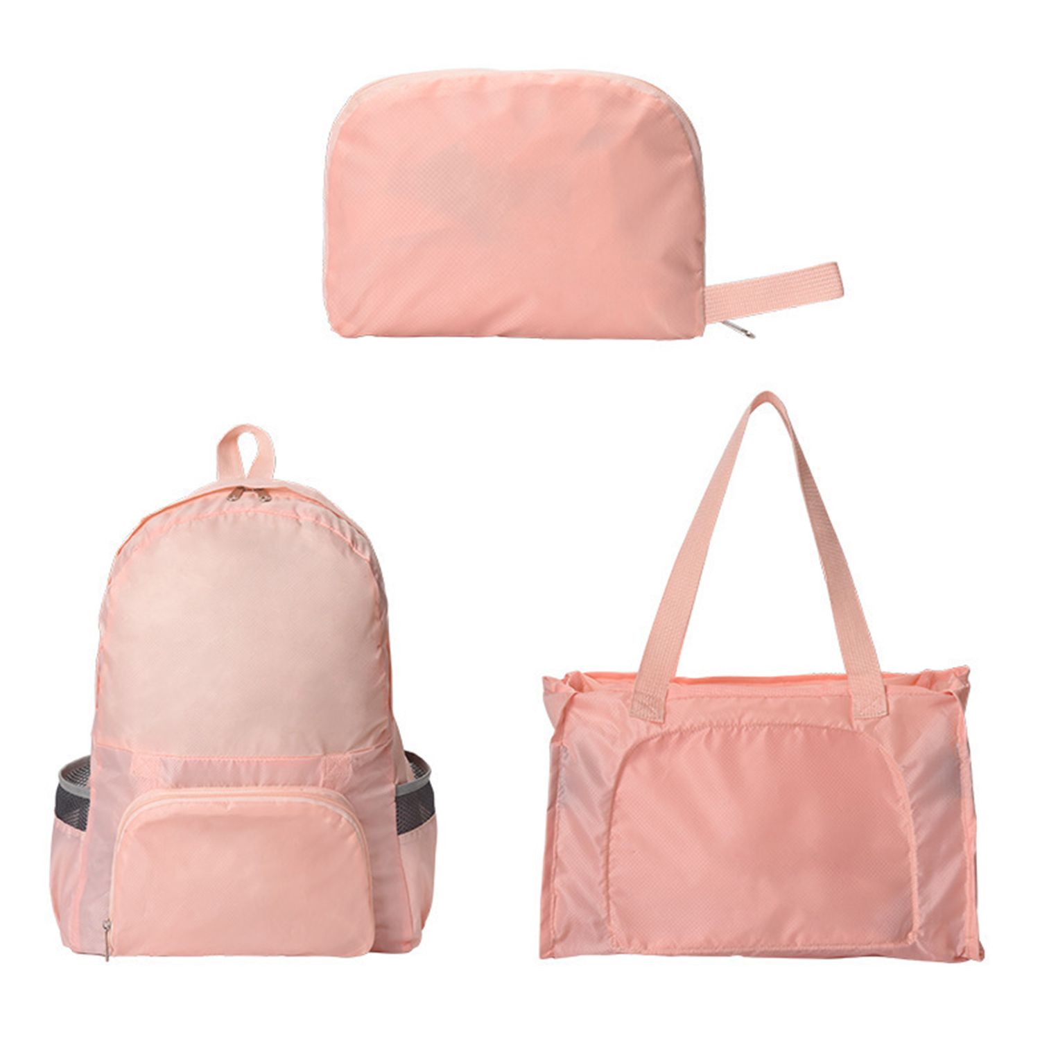 2-in-1 Foldable Backpack Tote Bag 4