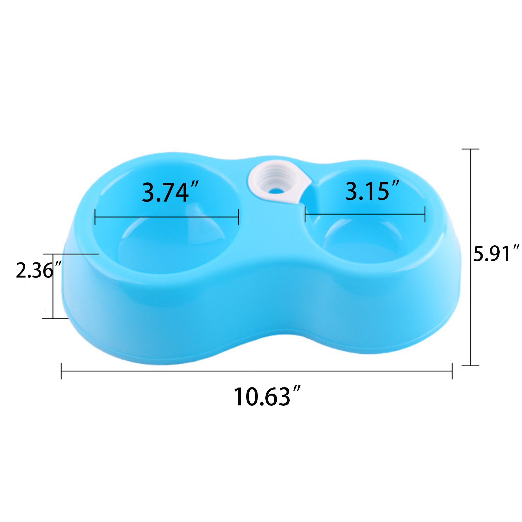 Pet Dual-Use Water Dispenser & Bowl 7