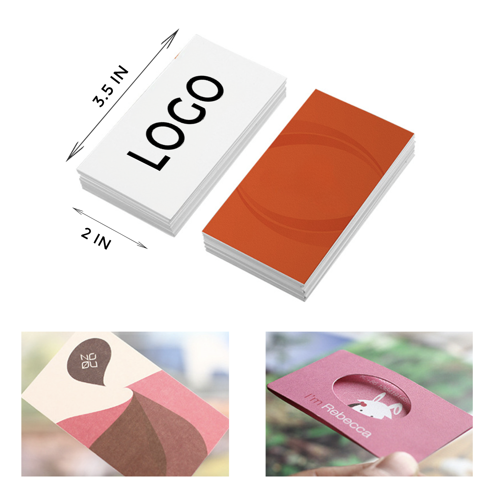 Stylish Coated Paper Business Card 2