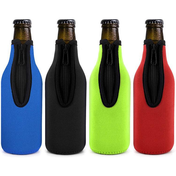 Beer Bottle Cooler Sleeve, custom koozie with logo imprint 5