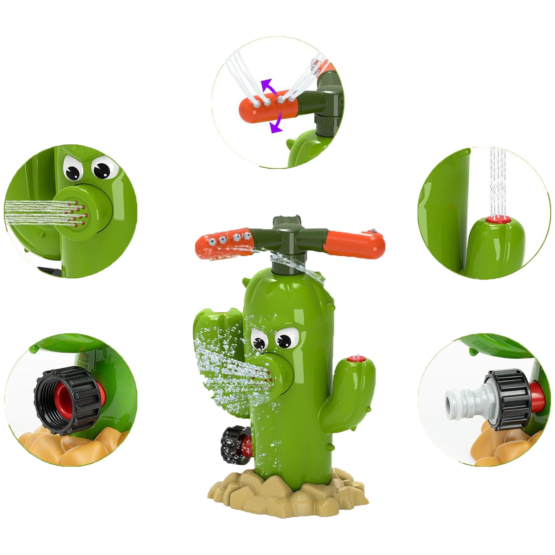 Rotary Cactus Garden Splash Toy 3