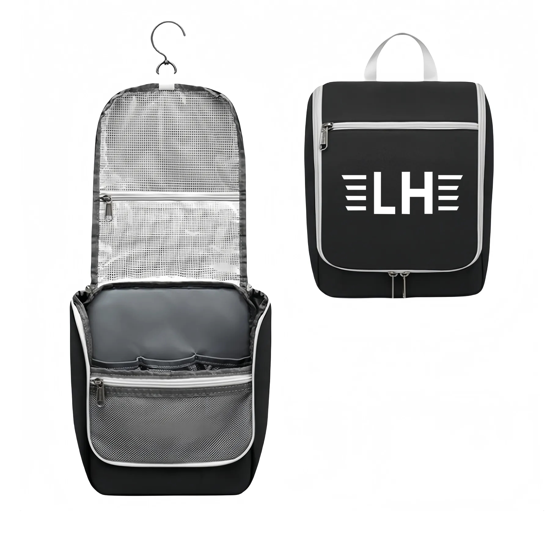 Portable Waterproof & Dry Compartment Cosmetic Bag 5