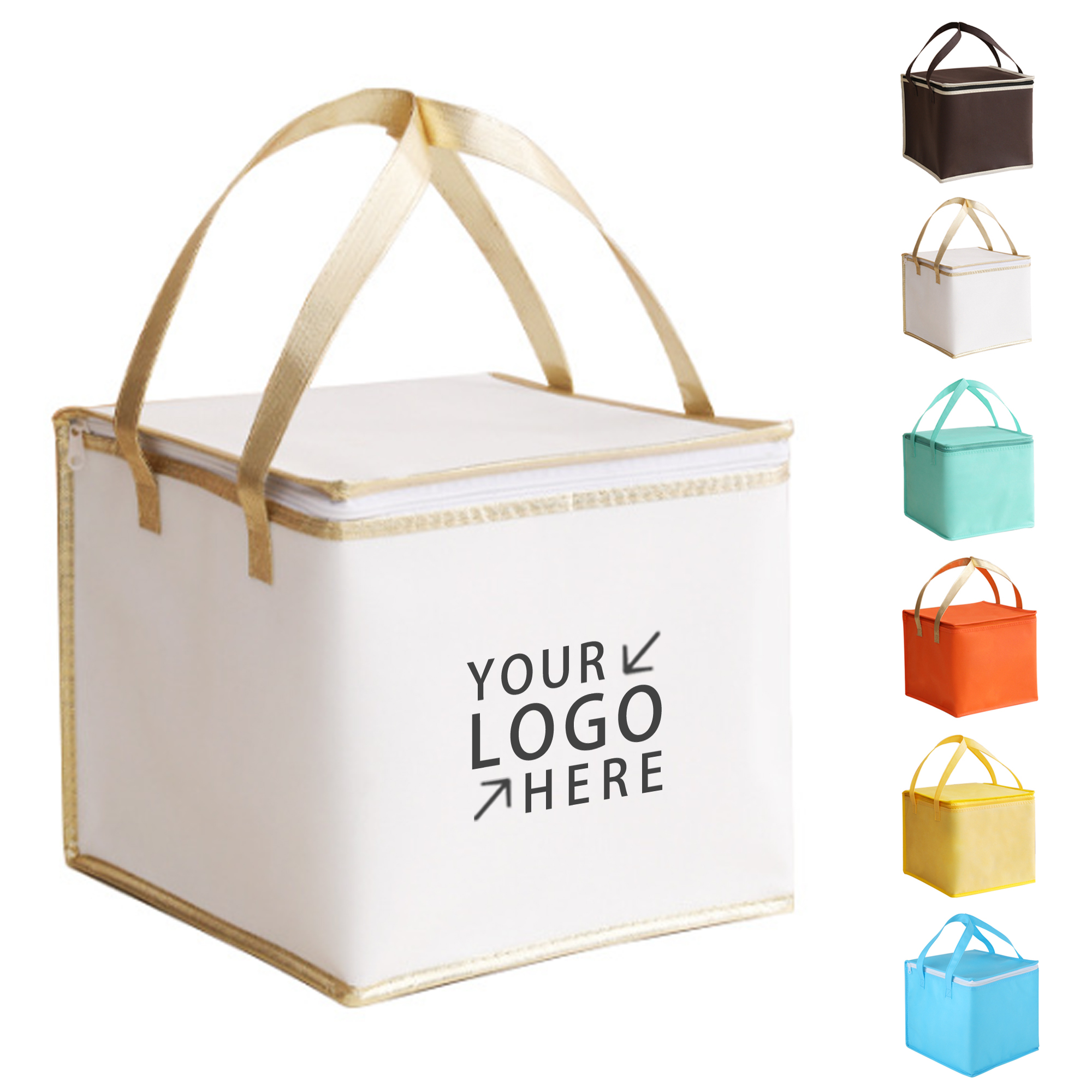 10" Aluminum Foil Thermal Tote Bag 1