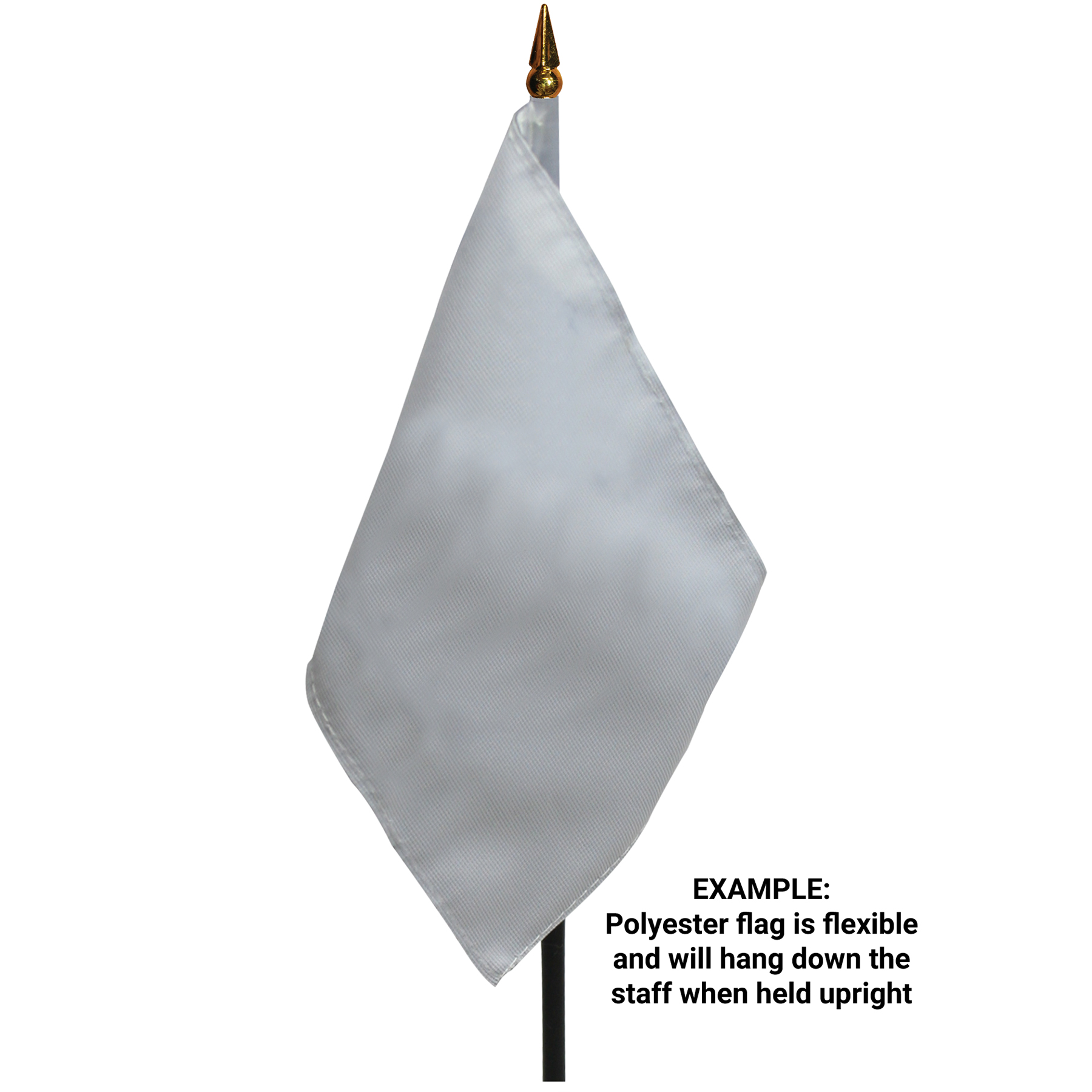 6" x 9" Double Sided Polyester Stick Flag 3