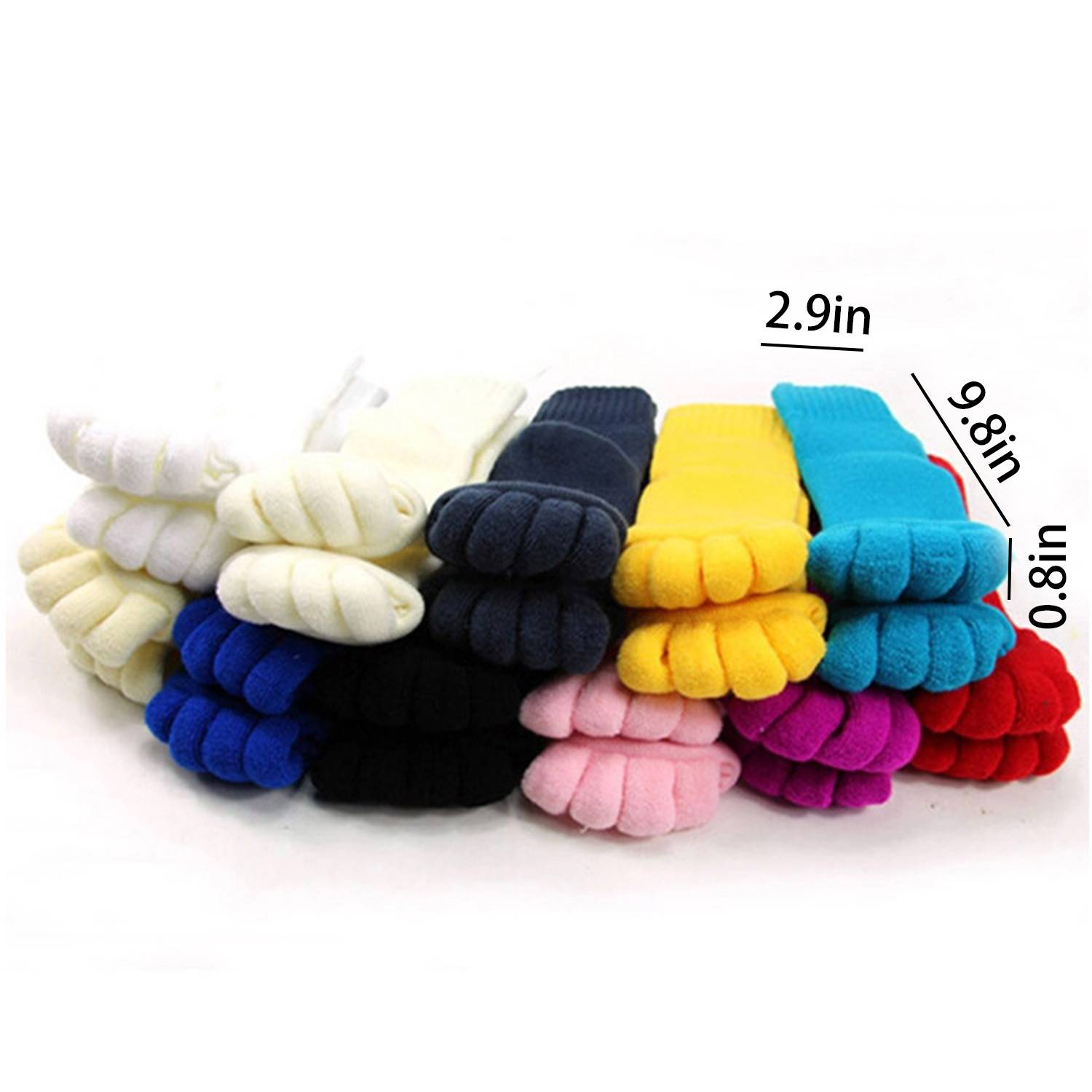 Cotton Yoga Socks Thickened Breathable Split Toe for Women 4