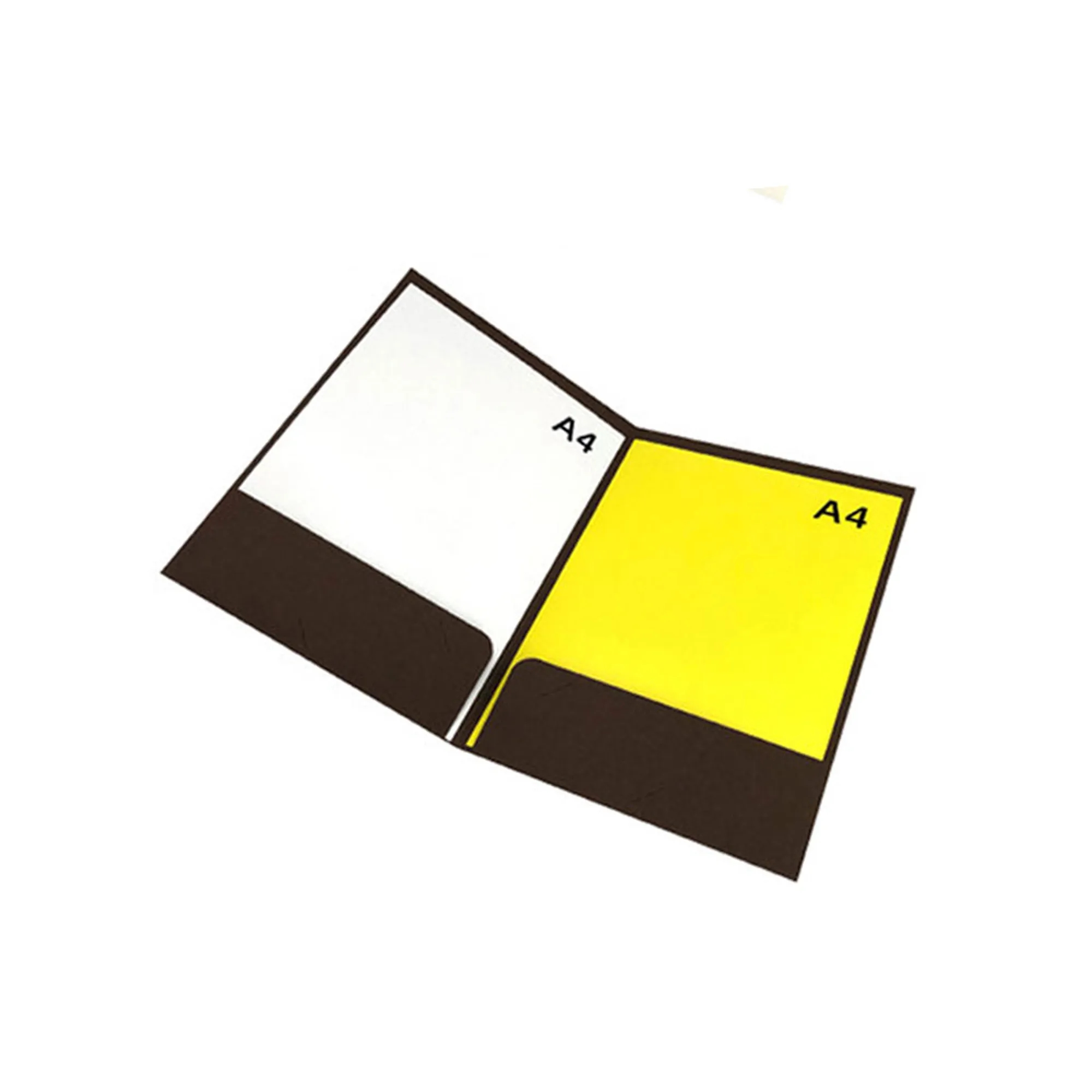 Reinforced Paper Two Pocket Presentation Folders 2