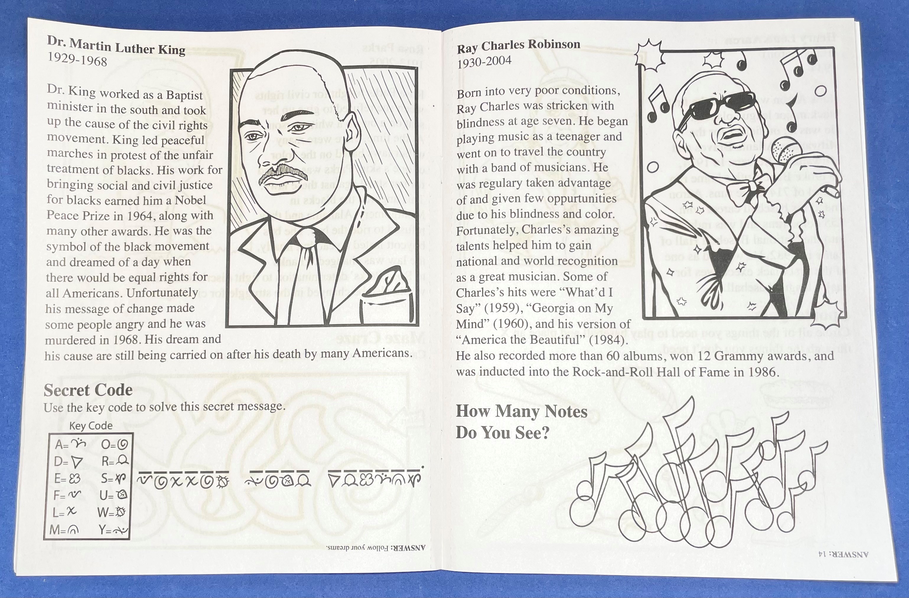 COLORING BOOK - Discovering African American History Coloring & Activity Book 3