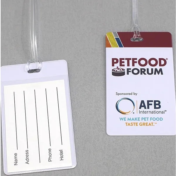 Custom Pvc Voyage Luggage Tag 2