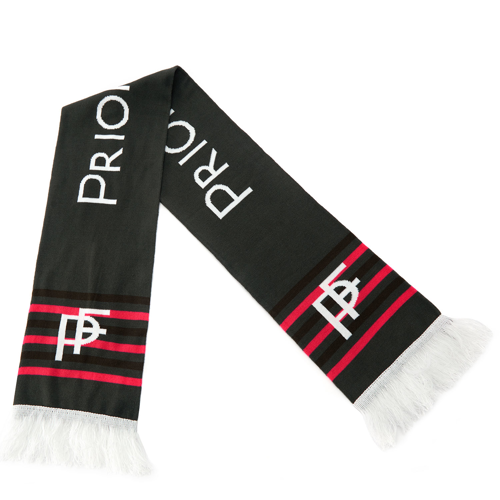 Custom Circular Knit Stretch Acrylic Scarf with Tassel - 8
