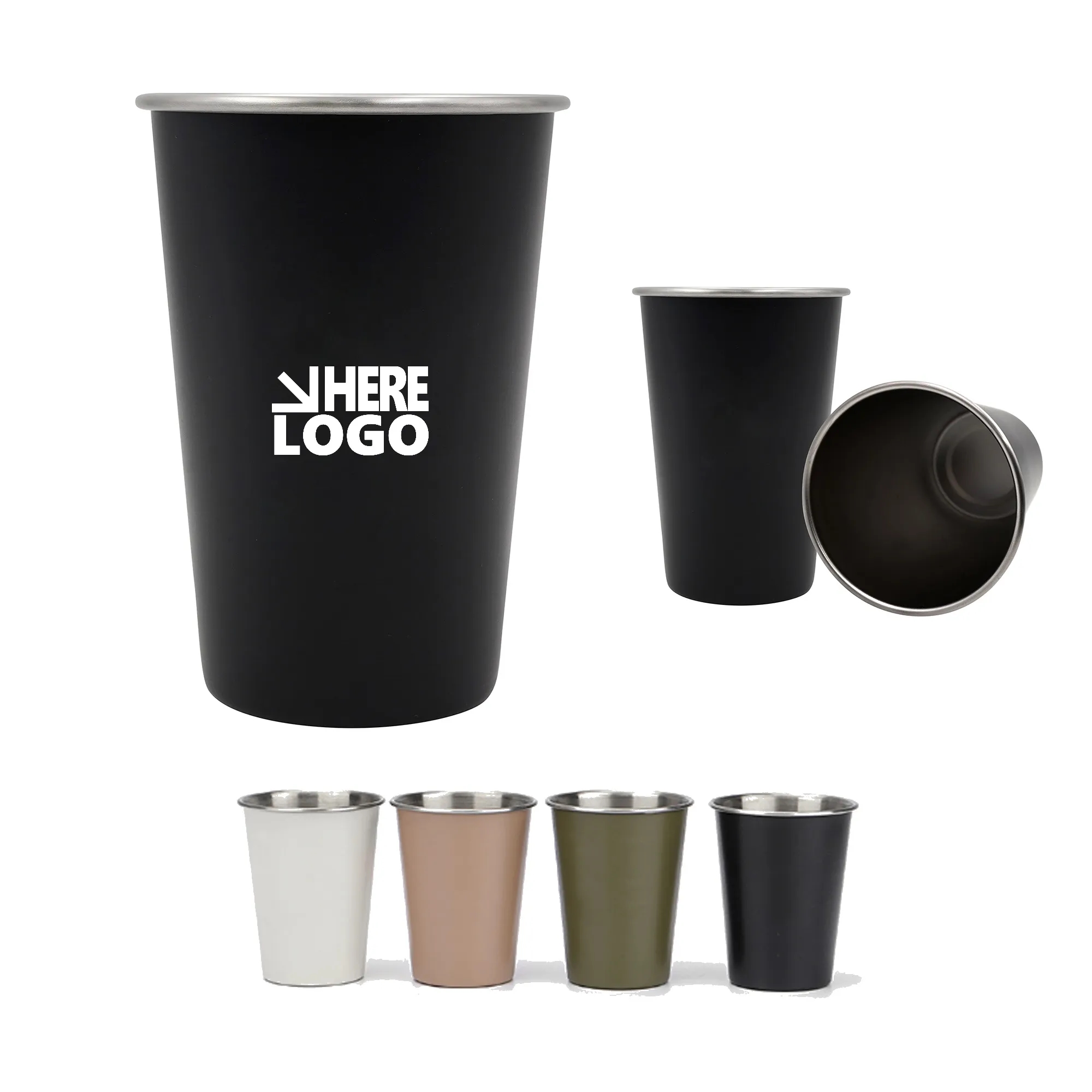 12oz Stainless Steel Outdoor Camping Cup 2