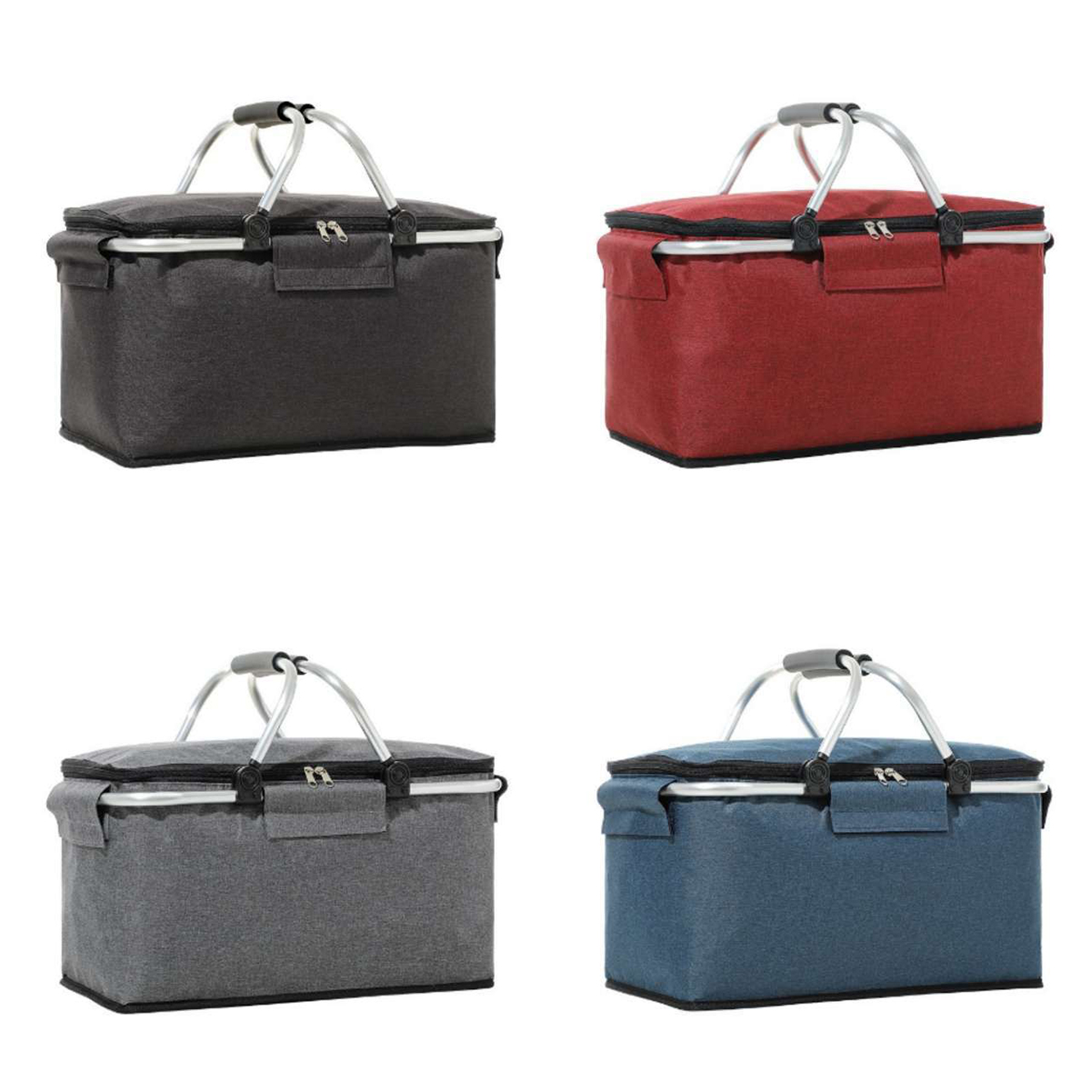 Collapsible Insulated Picnic Basket for Outdoor Travel 5