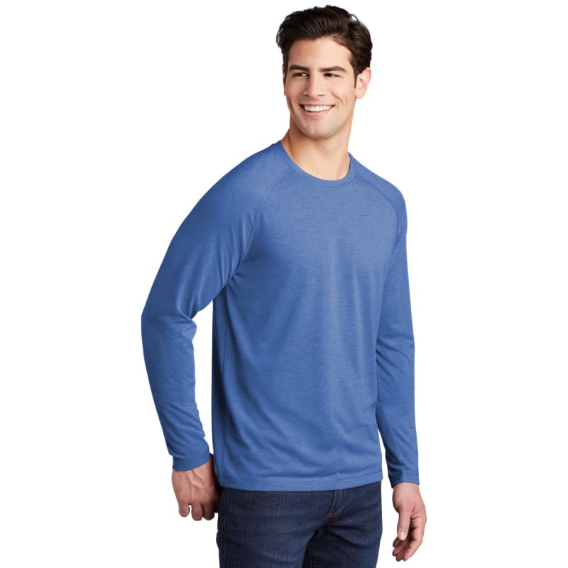 Sport-Tek PosiCharge Long Sleeve Tri-Blend Wicking Raglan Tee 21