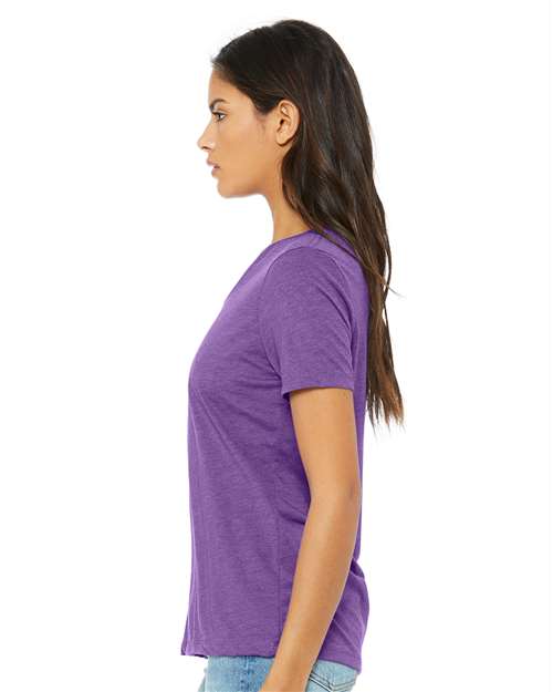 Women's Relaxed Triblend V-Neck Tee - 6415 55