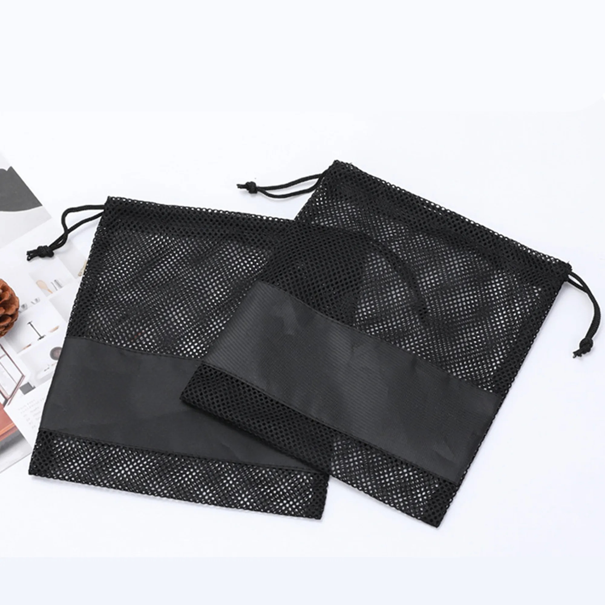 Polyester Drawstring Mesh Bag Free Shipping 5