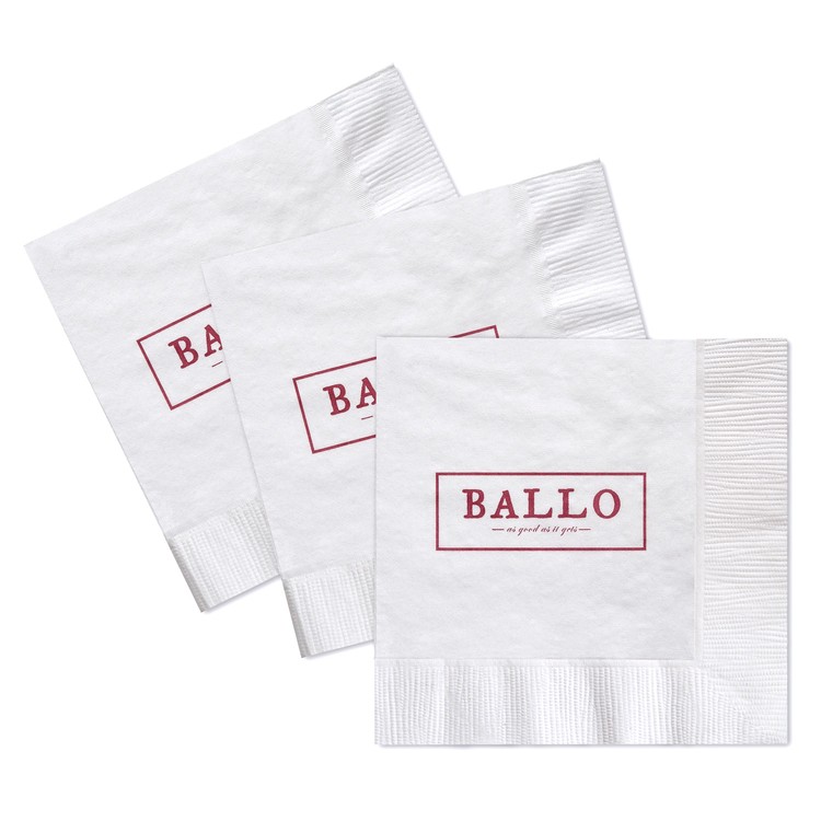 1-Ply, White, Facial-grade, Beverage Napkin 1