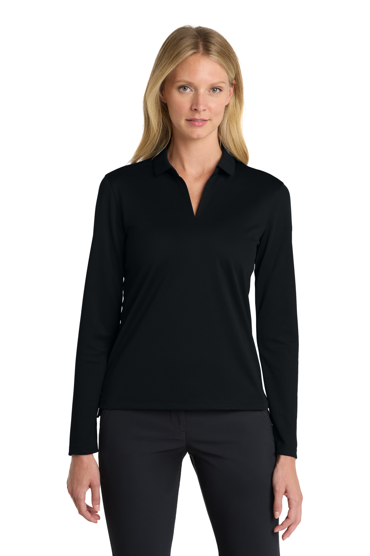 Nike Women's Dri-FIT Micro Pique 2.0 Long Sleeve Polo NKDC2105 15