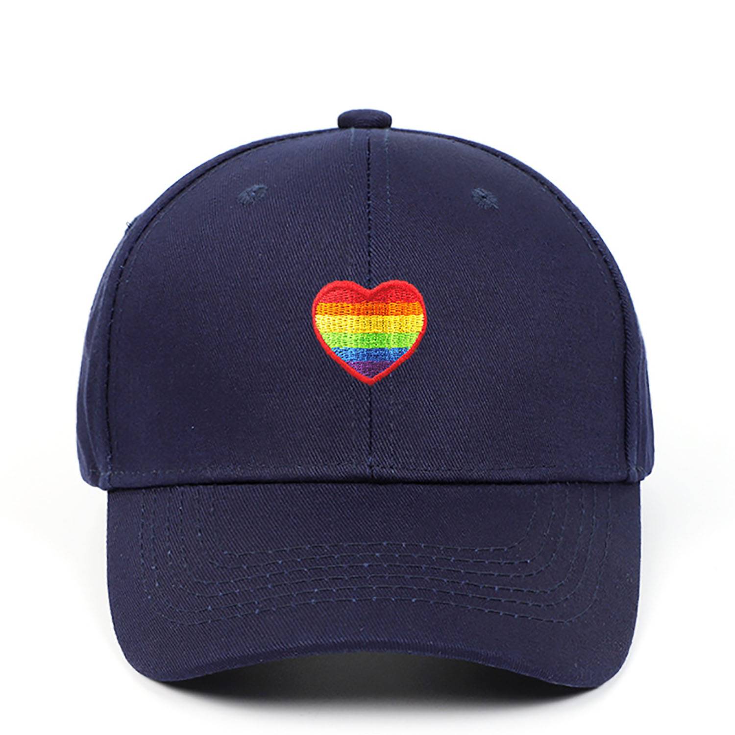 Rainbow Love Embroidered Baseball Cap 7