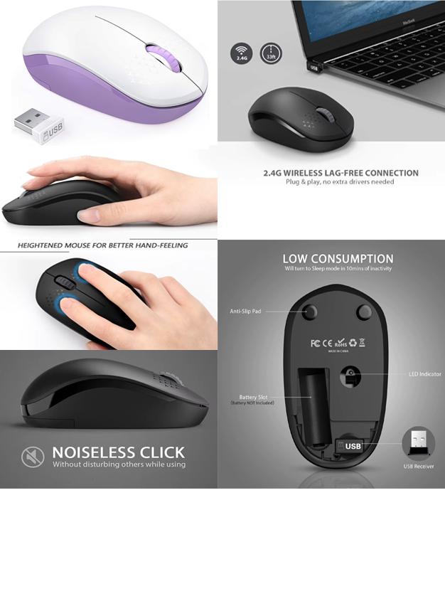 iBank ® Wireless Mouse for Laptop, PC, Tablet, Computer and Mac 1