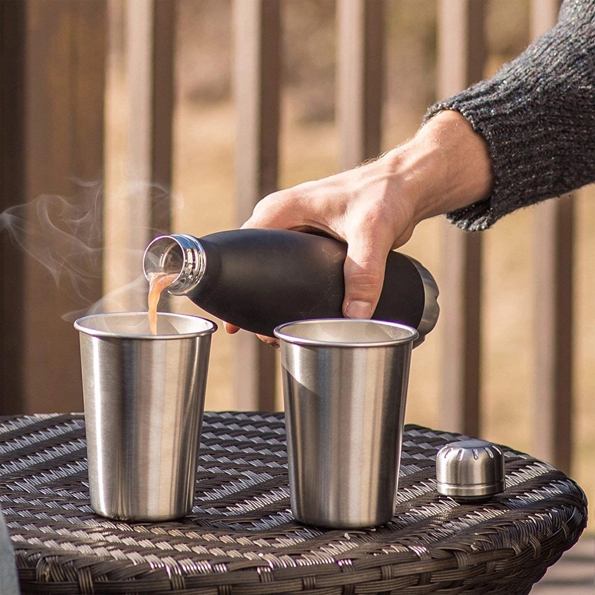16 Ounce Stainless Steel Pint Cups 2