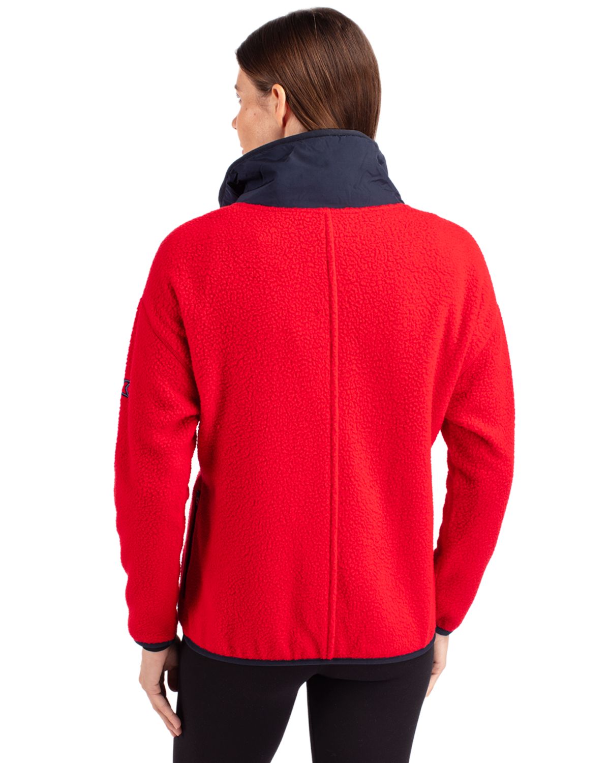 Cutter & Buck Cascade Epic Comfort Recycled Sherpa Fleece Womens Full Zip Jacket 54