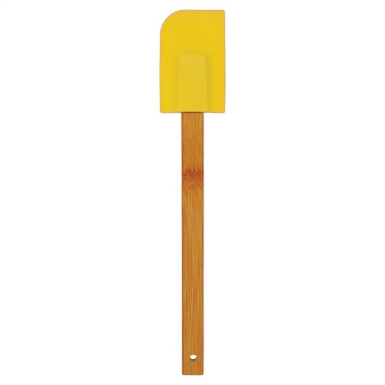 11 3/4" Silicone Spatula w/Bamboo Handle 9