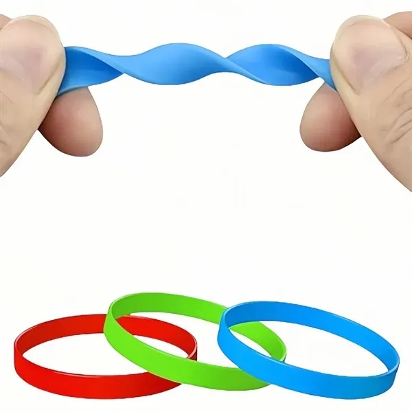 Colorful Silicone Wristbands with Variety Pack 3