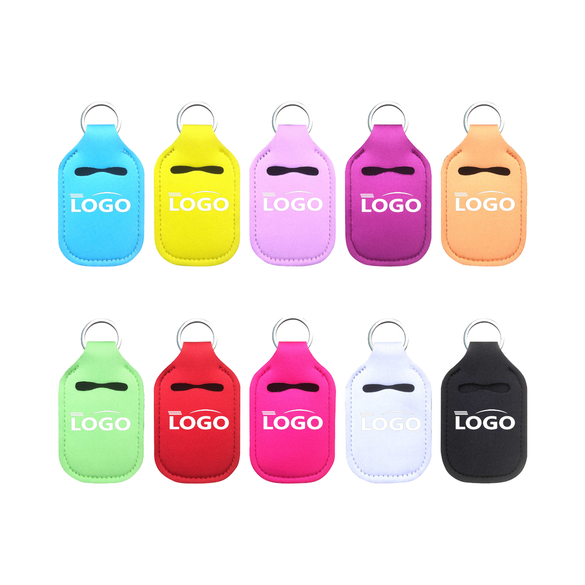 1 OZ Travel Hand Sanitizer Bottle Keychain 3
