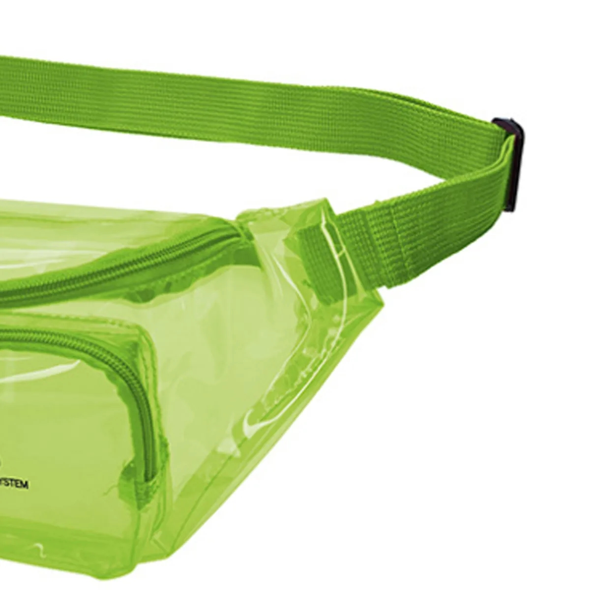 Colorful Clear Fanny Pack Adjustable Strap & Zipper Pockets 6