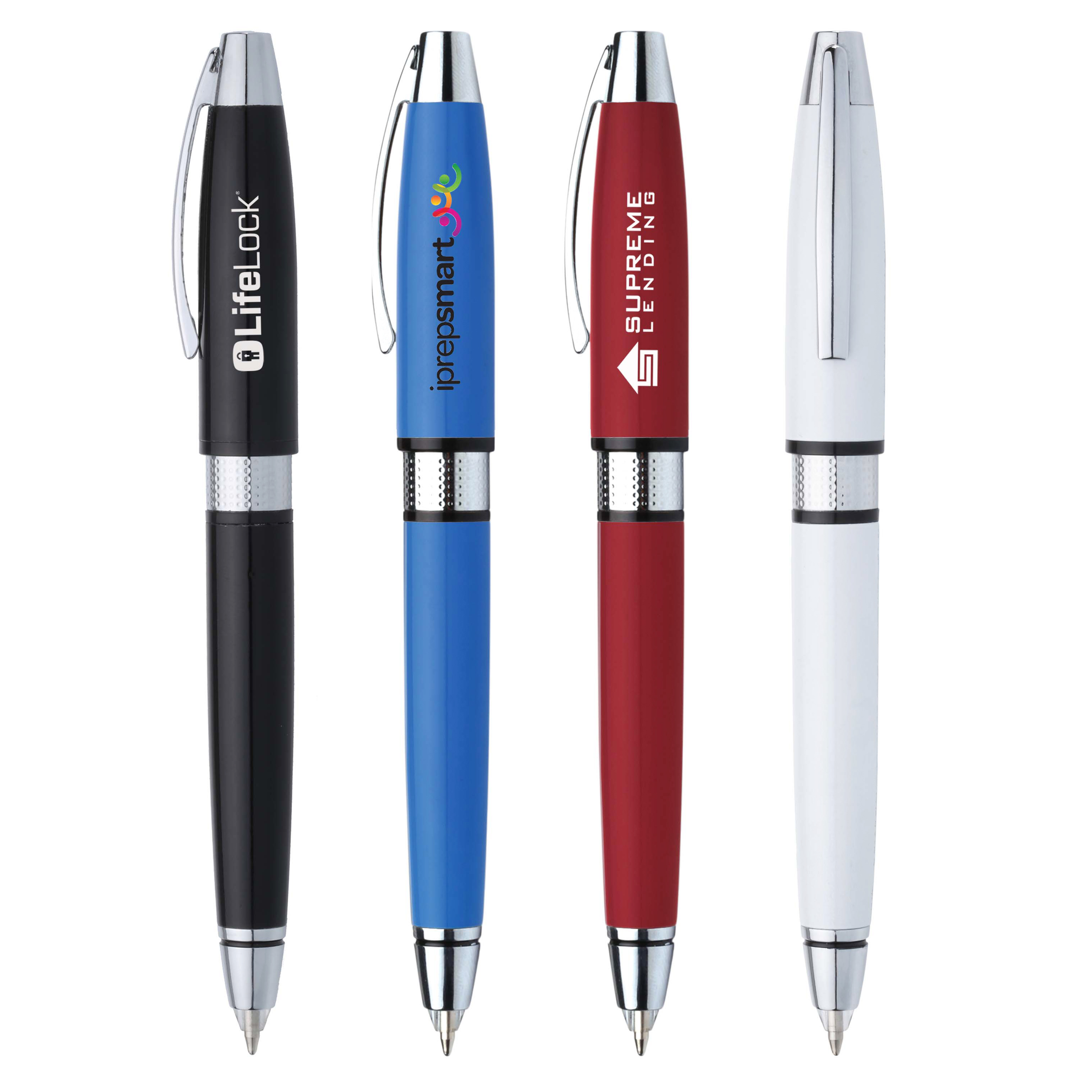 Beacon Light Up Metal Pen