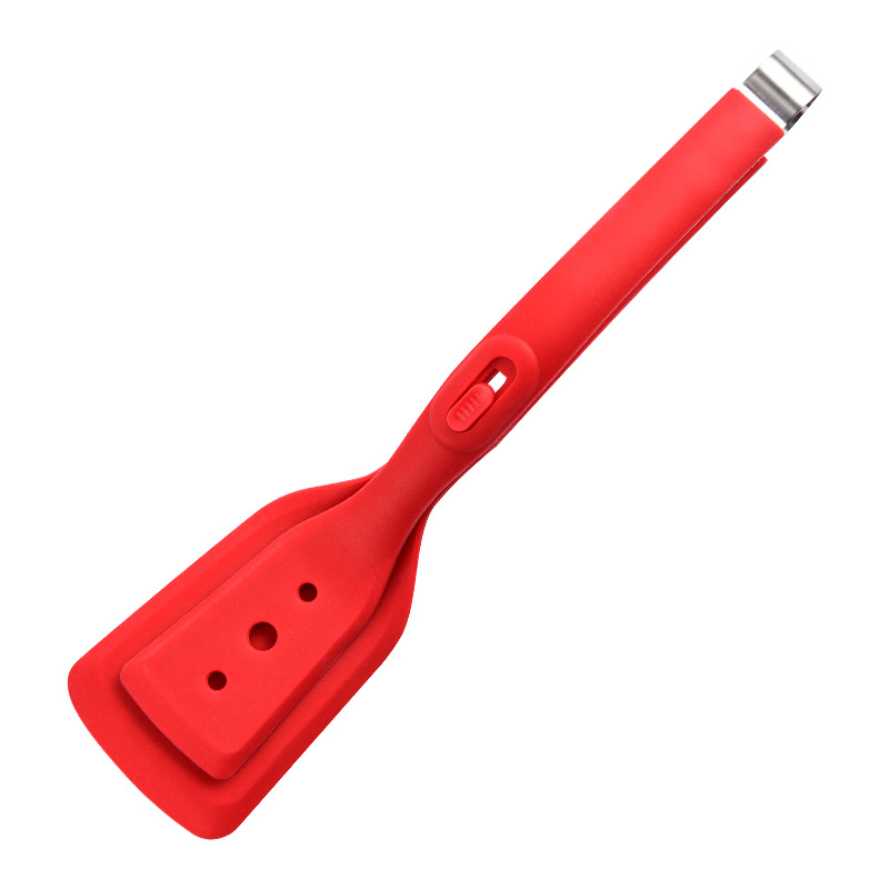 Frying spatula with a clip 4