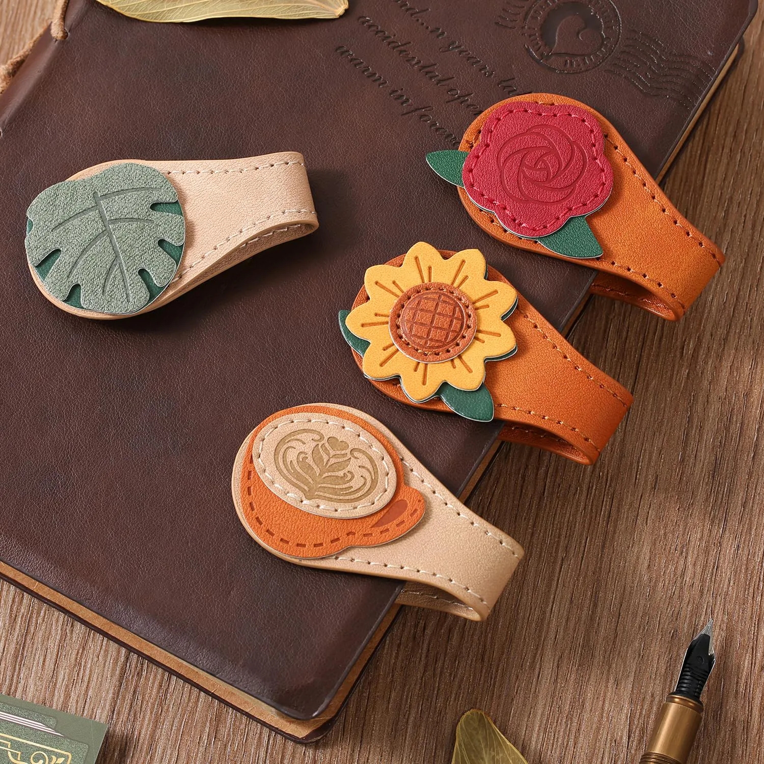 Wholesale Magnetic Leather Bookmark Clips 10