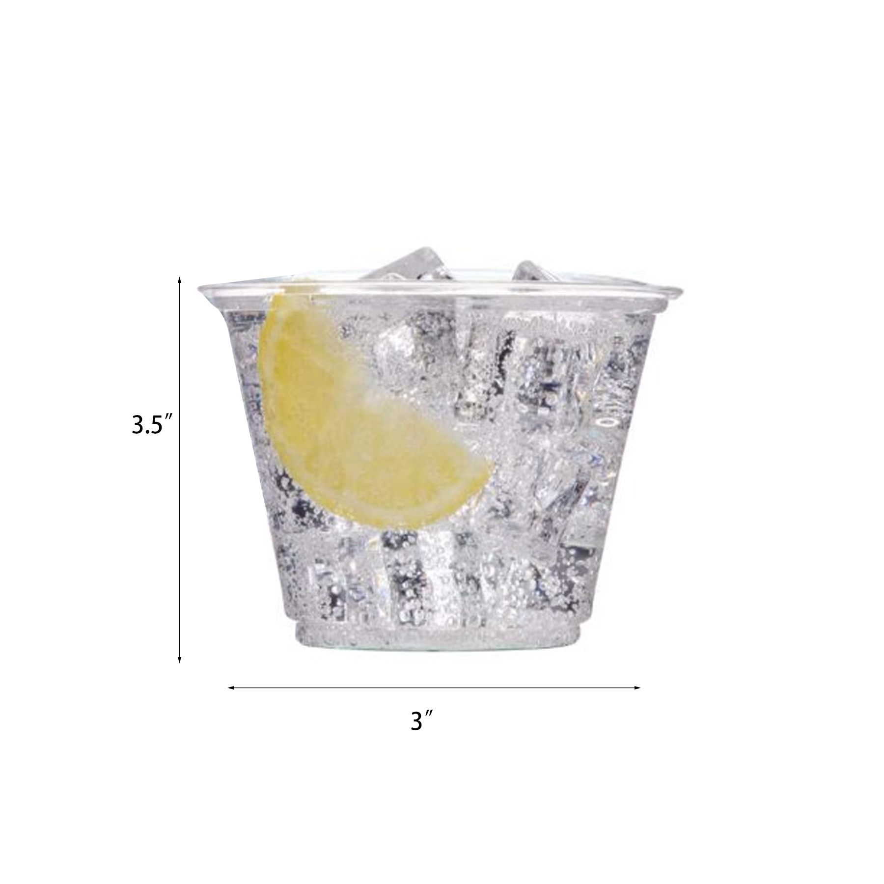Clear Soft Plastic Cup - 8 oz. 2