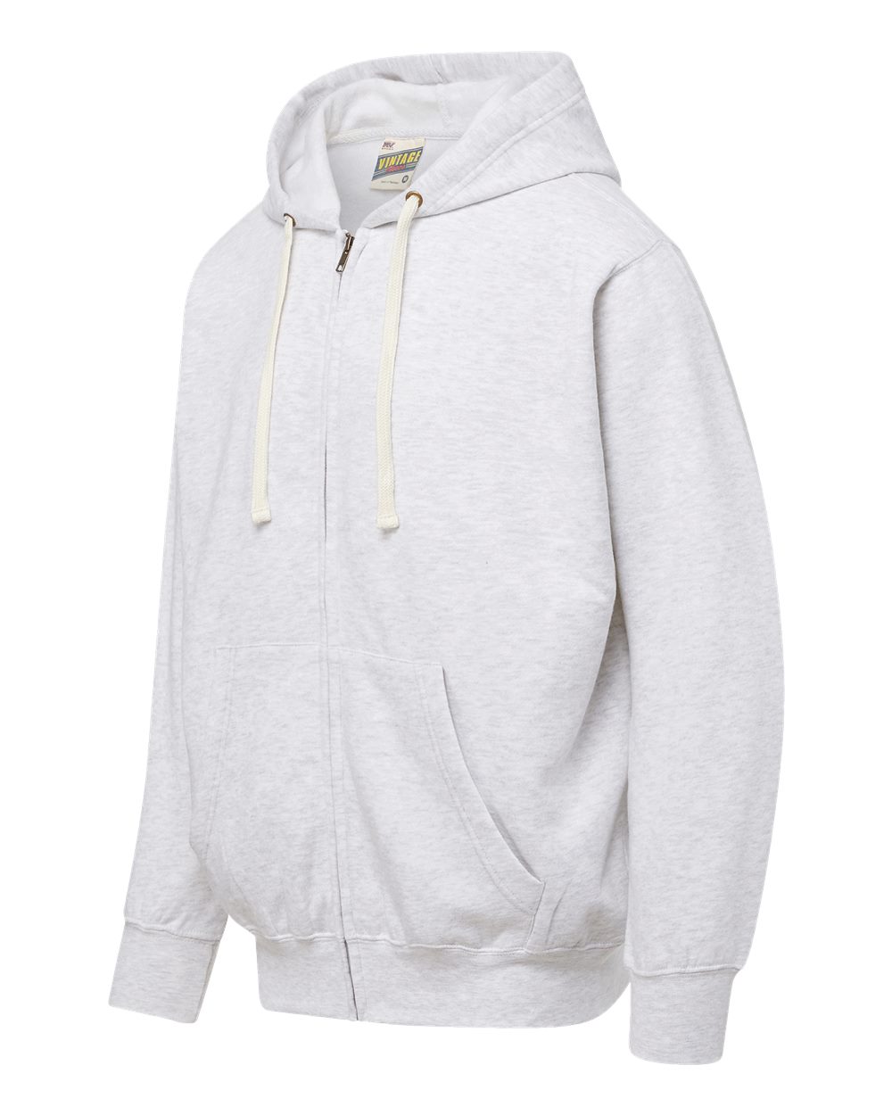 Unisex Vintage Fleece Full-Zip Hooded Sweatshirt - 22132 17