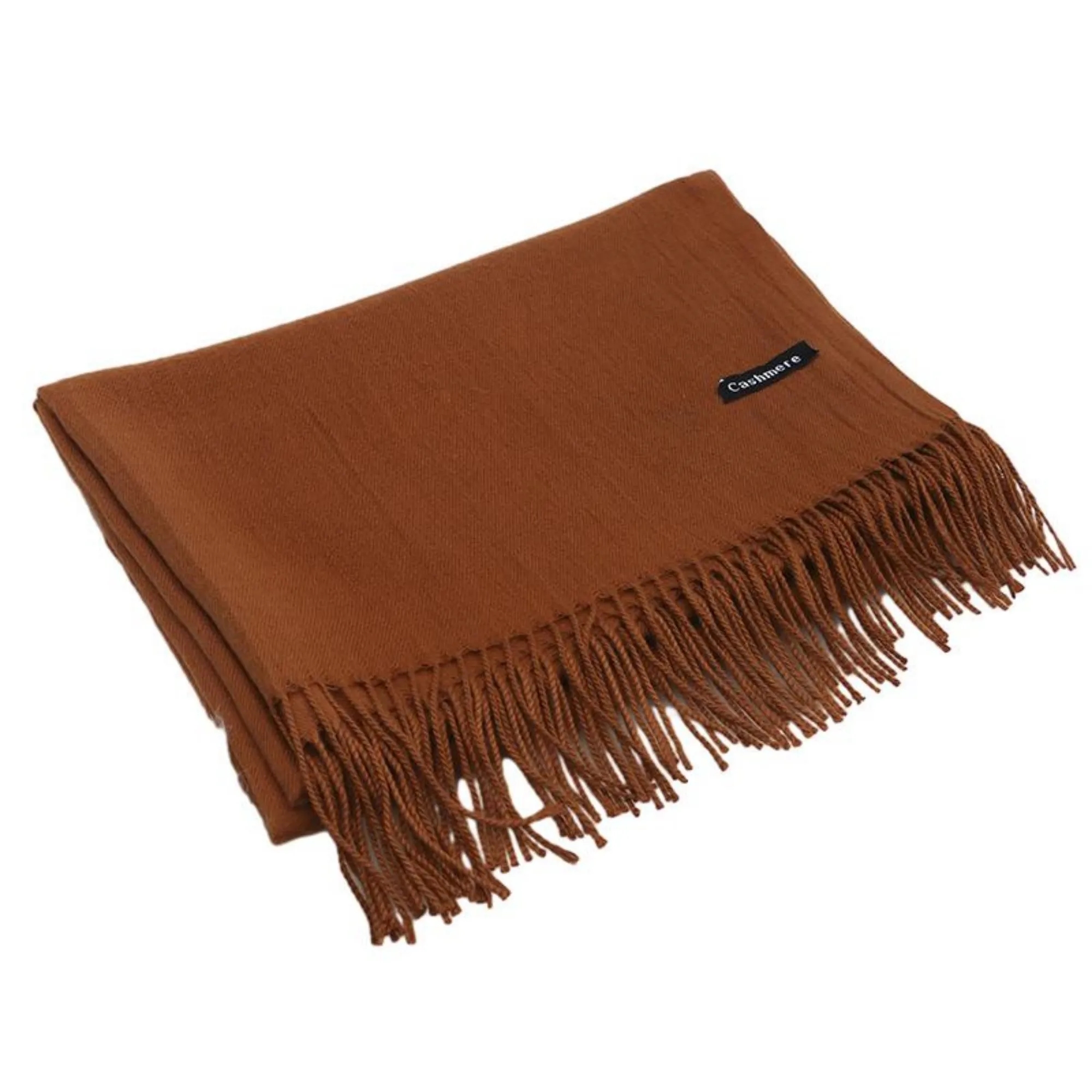 Winter Imitation Cashmere Scarf With Tassels MOQ 100PCS 16