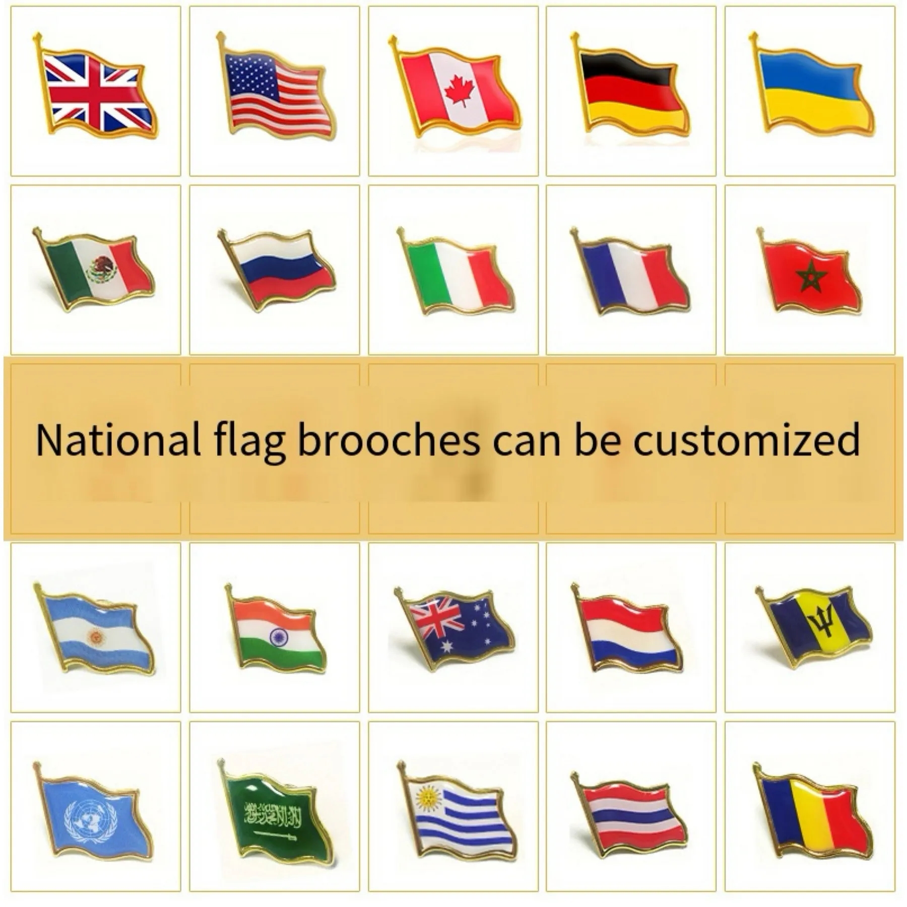 National Flag Badge 3